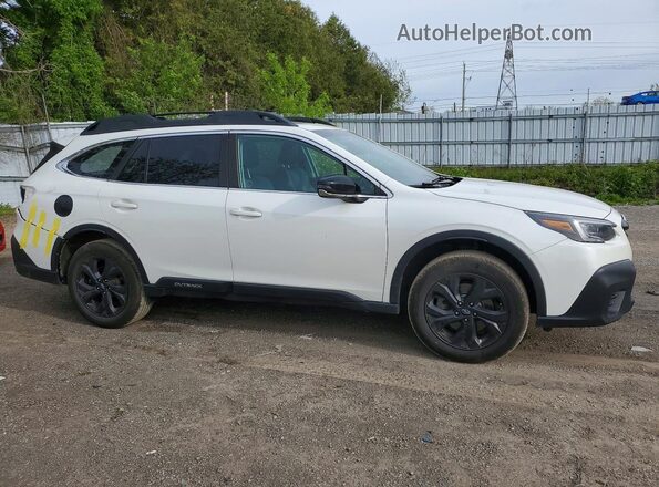 4S4BTHKD9M3173594 2021 SUBARU OUTBACK Белый Передняя правая четверть