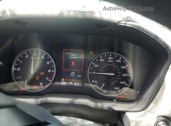 4S4GUHD63T3711089 2026 SUBARU CROSSTREK Белый Вид щитка приборов