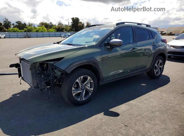 4S4GUHD69T3737230 2026 SUBARU CROSSTREK Зеленый Передняя левая четверть