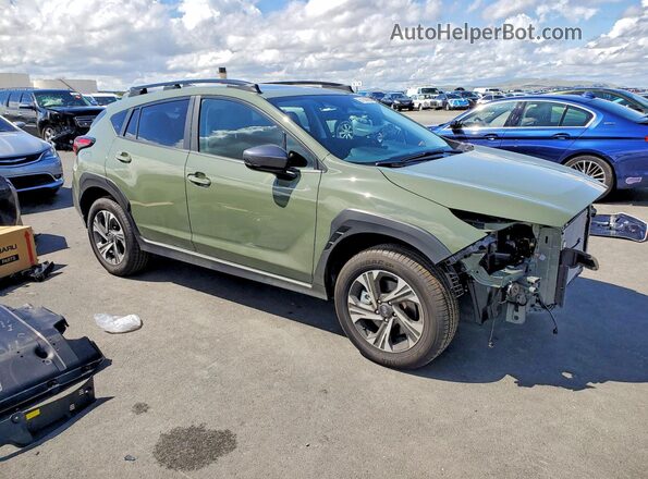 4S4GUHD69T3737230 2026 SUBARU CROSSTREK Зеленый Передняя правая четверть