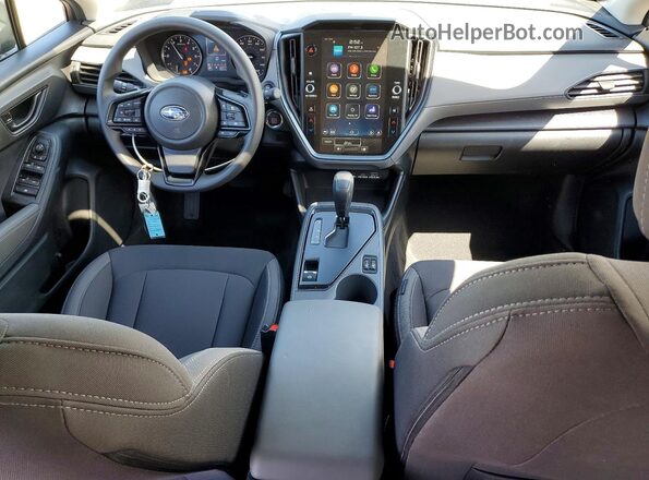 4S4GUHD69T3737230 2026 SUBARU CROSSTREK Зеленый Вид панели приборов