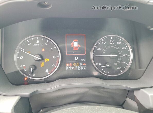 4S4GUHD6XT3705953 2026 SUBARU CROSSTREK Gray Вид щитка приладів