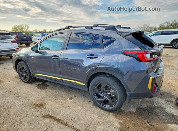 4S4GUHF60R3755752 2024 SUBARU CROSSTREK Gray უკანა მარცხენა