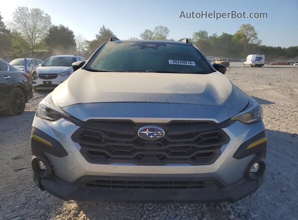 4S4GUHF68R3842489 2024 SUBARU CROSSTREK Серебряный Вид спереди