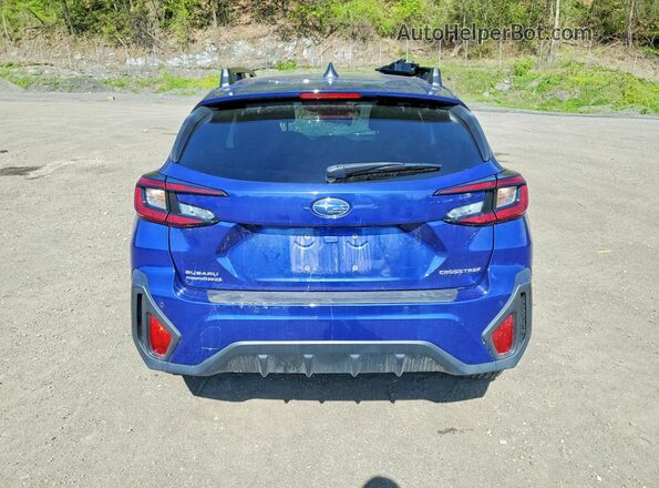 4S4GUHL61S3770092 2025 SUBARU CROSSTREK Синий Вид сзади