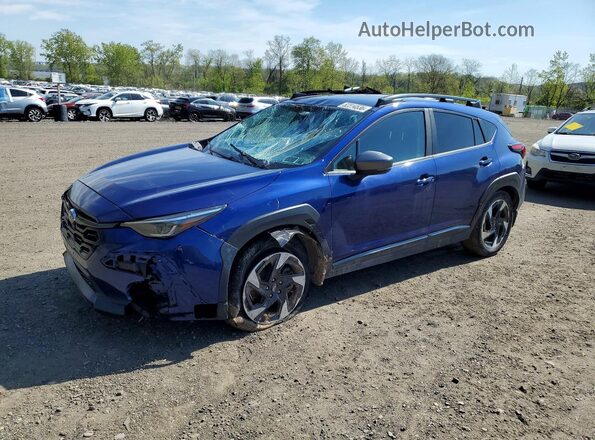 4S4GUHL61S3770092 2025 SUBARU CROSSTREK Синий Передняя левая четверть