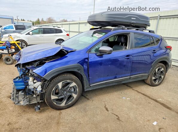 4S4GUHL62R3747611 2024 SUBARU CROSSTREK Blue Przód lewy