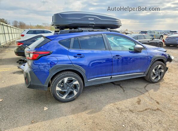 4S4GUHL62R3747611 2024 SUBARU CROSSTREK Blue Tył prawy