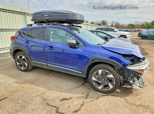 4S4GUHL62R3747611 2024 SUBARU CROSSTREK Blue Przód prawy