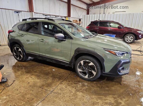 4S4GUHL63R3723446 2024 SUBARU CROSSTREK Green Przód prawy