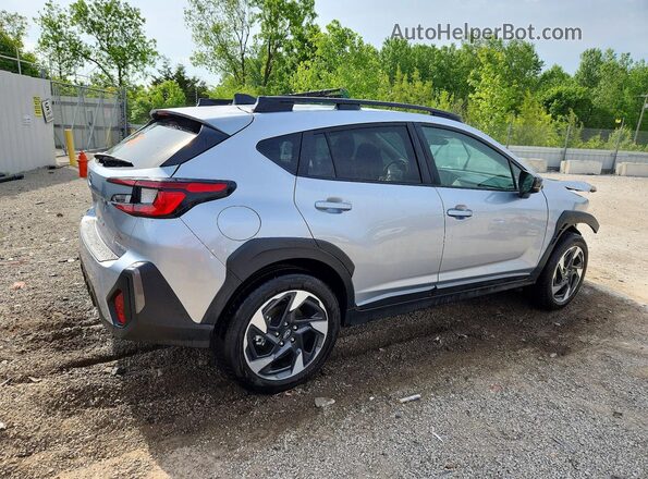 4S4GUHM60S3747403 2025 SUBARU CROSSTREK Серебряный Задняя правая четверть