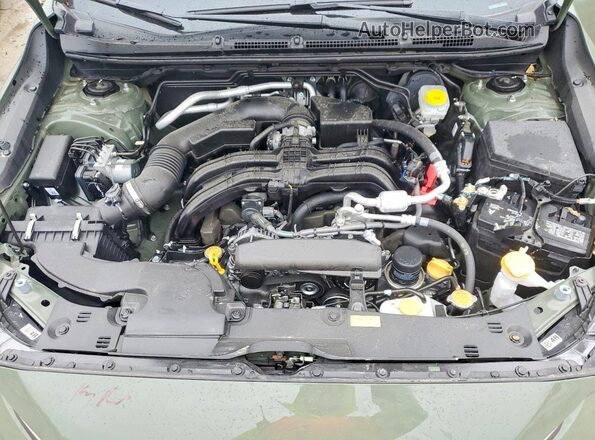 4S4GUHM61R3799004 2024 SUBARU CROSSTREK Зеленый Вид подкапотного пространства