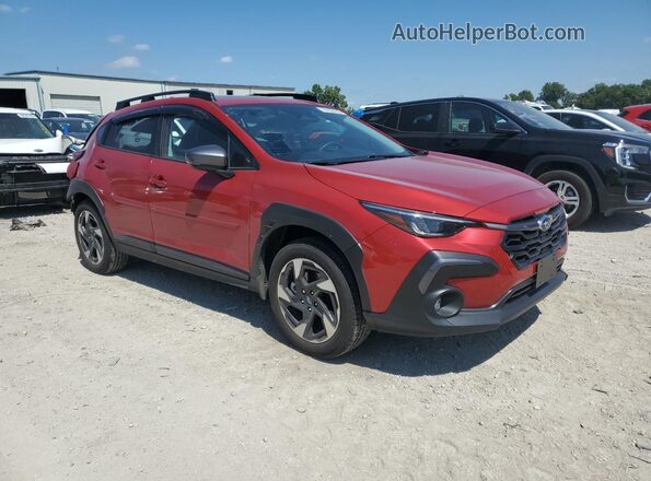 4S4GUHM63R3844587 2024 SUBARU CROSSTREK Red Przód prawy