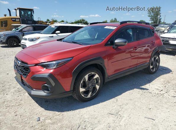 4S4GUHM63R3844587 2024 SUBARU CROSSTREK Red Przód lewy