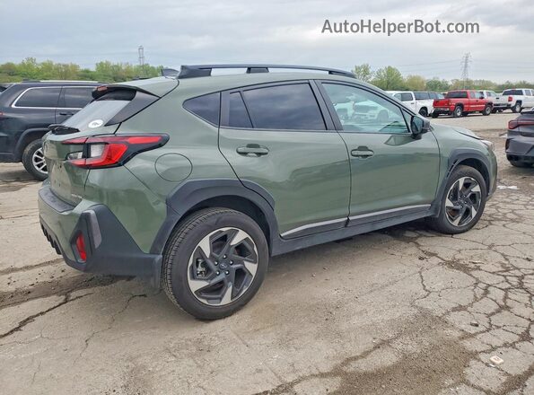 4S4GUHM64R3717427 2024 SUBARU CROSSTREK Green Trasero derecho