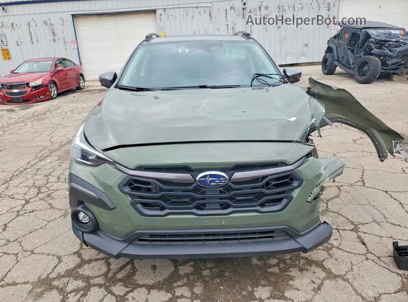 4S4GUHM64R3717427 2024 SUBARU CROSSTREK Green Vista frontal