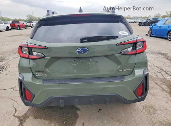 4S4GUHM64R3717427 2024 SUBARU CROSSTREK Green Vista trasera