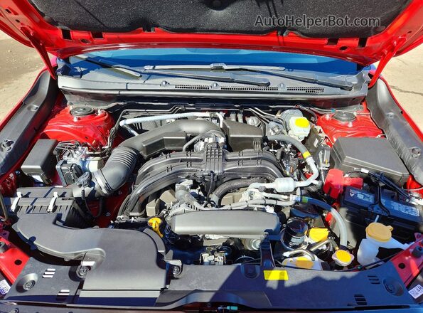 4S4GUHM64S3783255 2025 SUBARU CROSSTREK Красный Вид подкапотного пространства