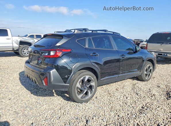 4S4GUHM66R3742345 2024 SUBARU CROSSTREK Черный Задняя правая четверть