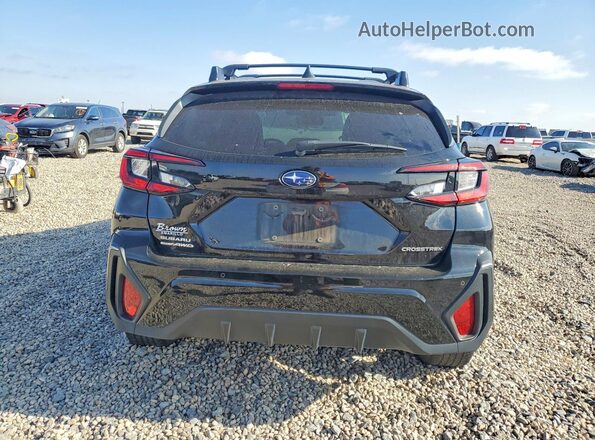 4S4GUHM66R3742345 2024 SUBARU CROSSTREK Черный Вид сзади