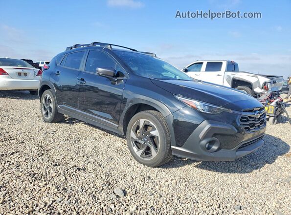 4S4GUHM66R3742345 2024 SUBARU CROSSTREK Черный Передняя правая четверть