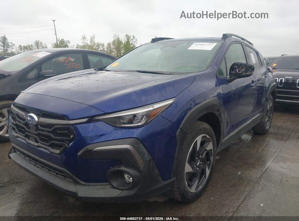 4S4GUHM67S3708050 2025 SUBARU CROSSTREK Синий Передняя левая четверть