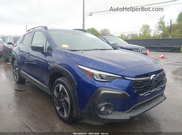 4S4GUHM67S3708050 2025 SUBARU CROSSTREK Синий Передняя правая четверть