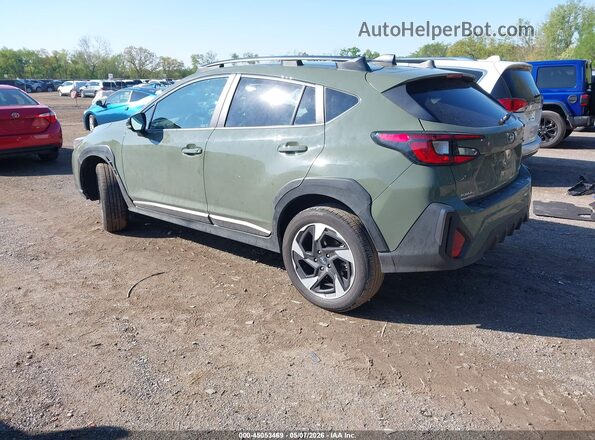 4S4GUHN68S3767199 2025 SUBARU CROSSTREK Зеленый Задняя левая четверть
