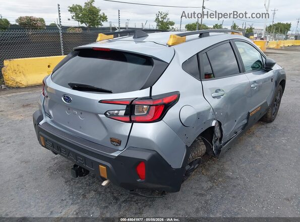 4S4GUHU61T3713665 2026 SUBARU CROSSTREK Серебряный Задняя правая четверть