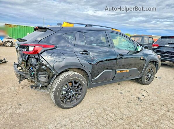 4S4GUHU62S3726858 2025 SUBARU CROSSTREK Черный Задняя правая четверть