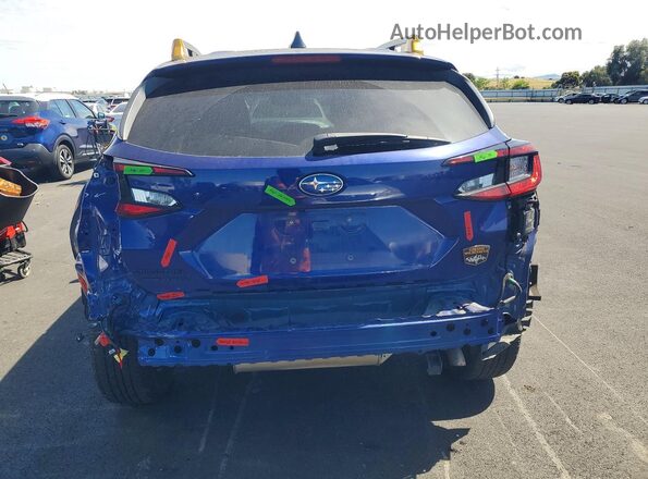 4S4GUHU64R3720960 2024 SUBARU CROSSTREK Синий Вид сзади