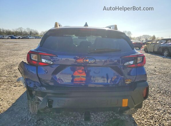 4S4GUHU64T3700487 2026 SUBARU CROSSTREK Синий Вид сзади
