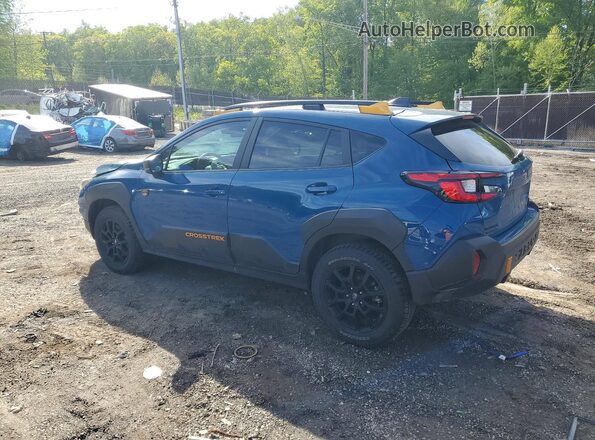 4S4GUHU66S3706323 2025 SUBARU CROSSTREK Синий Задняя левая четверть
