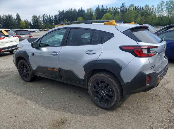 4S4GUHU67S3784481 2025 SUBARU CROSSTREK Серебряный Задняя левая четверть