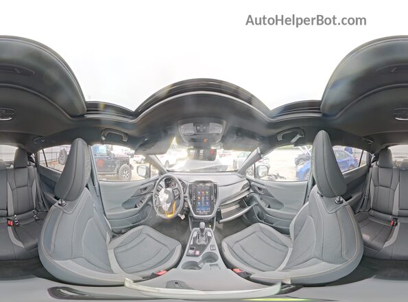 4S4GUHU67S3784481 2025 SUBARU CROSSTREK Серебряный Панорамный вид салона 360°