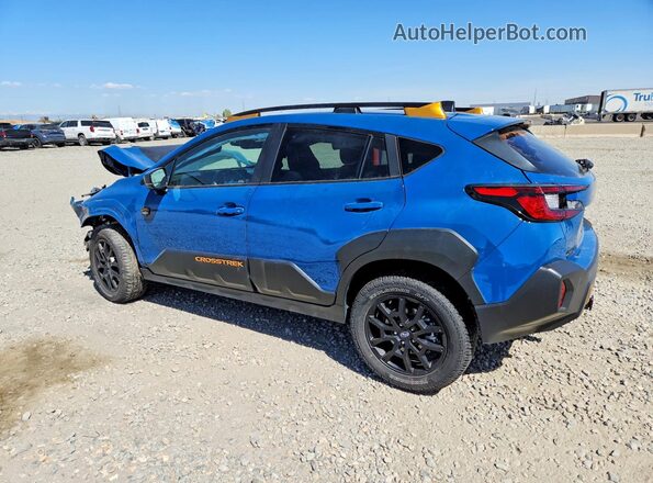 4S4GUHU69S3713525 2025 SUBARU CROSSTREK Синий Задняя левая четверть