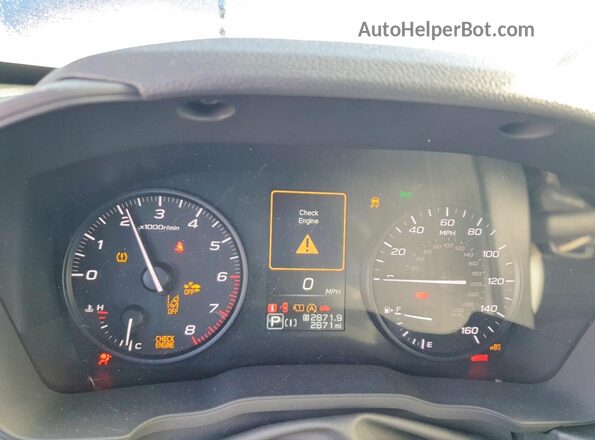 4S4SLDA62T3023921 2026 SUBARU FORESTER Синий Вид щитка приборов