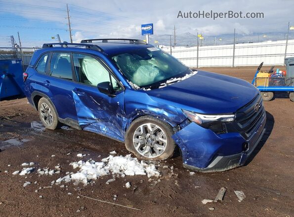 4S4SLDA62T3023921 2026 SUBARU FORESTER Синий Передняя правая четверть