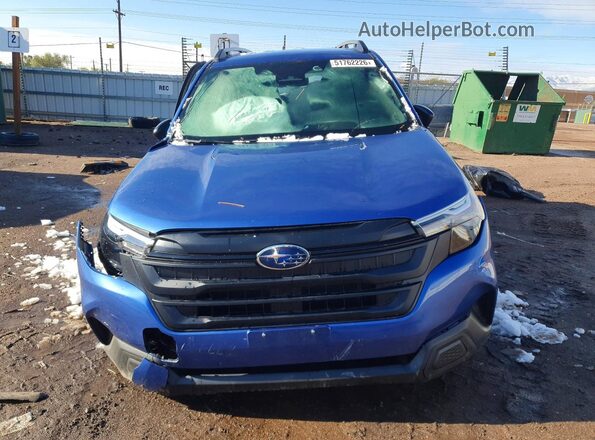 4S4SLDA62T3023921 2026 SUBARU FORESTER Синий Вид спереди