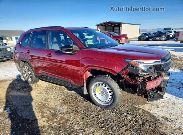 4S4SLDT68T3003752 2026 SUBARU FORESTER Красный Передняя правая четверть