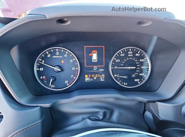4S4SLDT68T3003752 2026 SUBARU FORESTER Красный Вид щитка приборов