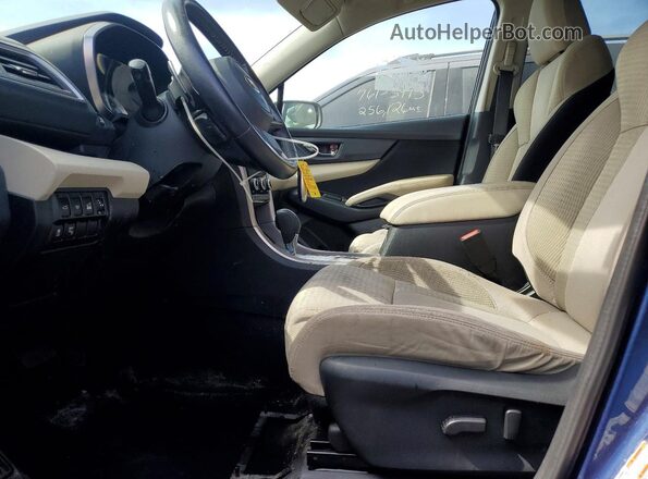 4S4WMACD0L3437692 2020 SUBARU ASCENT Blue Vista interior delantera