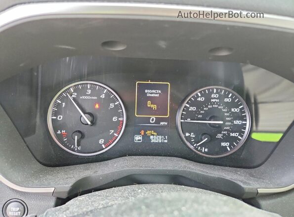 4S4WMAED5P3436346 2023 SUBARU ASCENT Белый Вид щитка приборов