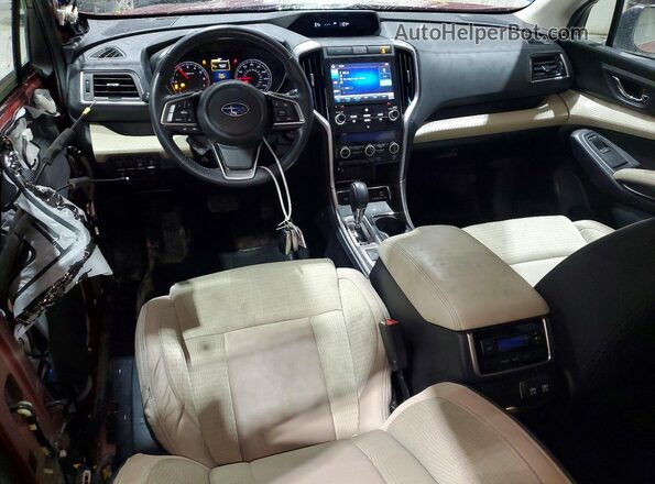 4S4WMAFD4K3424325 2019 SUBARU ASCENT Красный Вид панели приборов