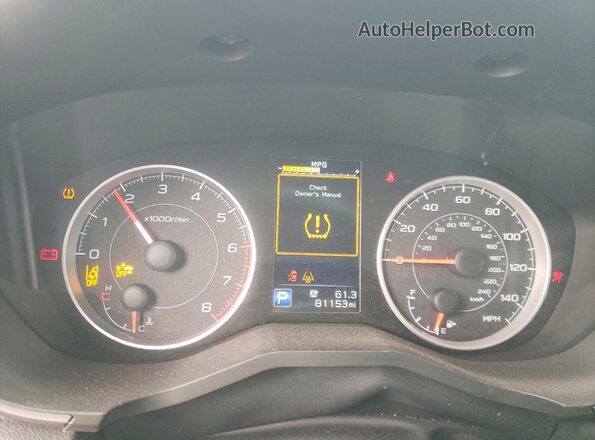 4S4WMAFD5L3462986 2020 SUBARU ASCENT Серый Вид щитка приборов