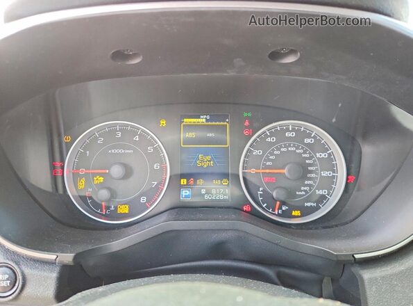 4S4WMAFD6M3419288 2021 SUBARU ASCENT Бордовый Вид щитка приборов
