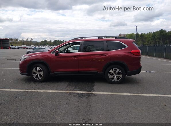 4S4WMAFD7K3430670 2019 SUBARU ASCENT Red სალონის 360-გრადუსიანი ხედი