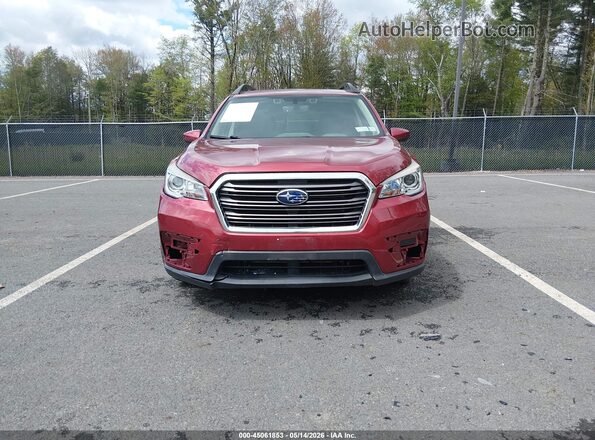 4S4WMAFD7K3430670 2019 SUBARU ASCENT Red ხელსაწყოთა პანელის ხედი