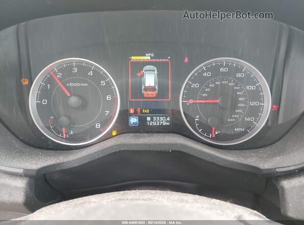 4S4WMAFD7K3430670 2019 SUBARU ASCENT Red უკანა სავარძლების ხედი