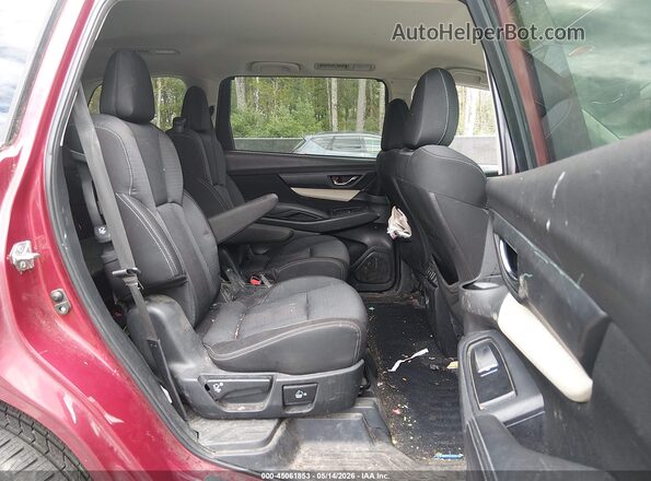 4S4WMAFD7K3430670 2019 SUBARU ASCENT Red VIN კოდის სტიკერის ხედი